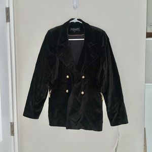 🎖 NWT Velvet Military Style Jacket